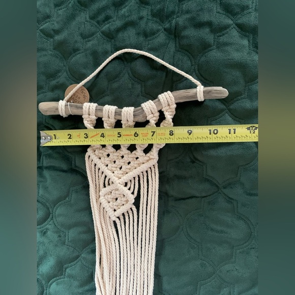 Handcrafted Driftwood Macrame Wall Hanging by Clover Rey NWT - Picture 9 of 9